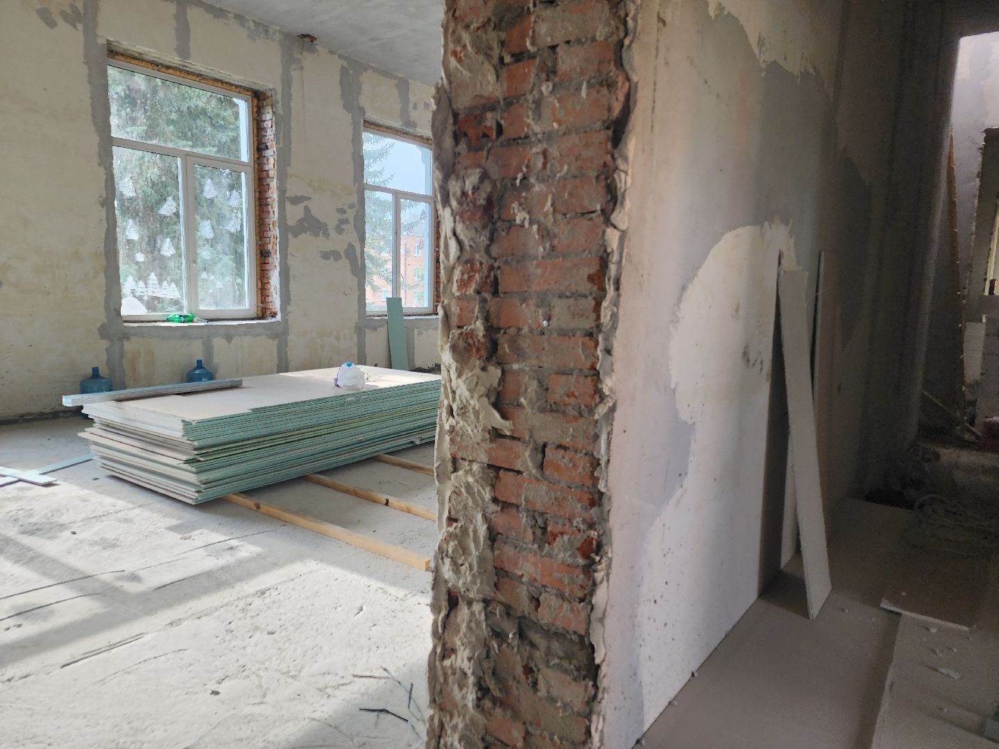 капитальный ремонт, Центр творчества Куровское, орехово-зуевский округ,