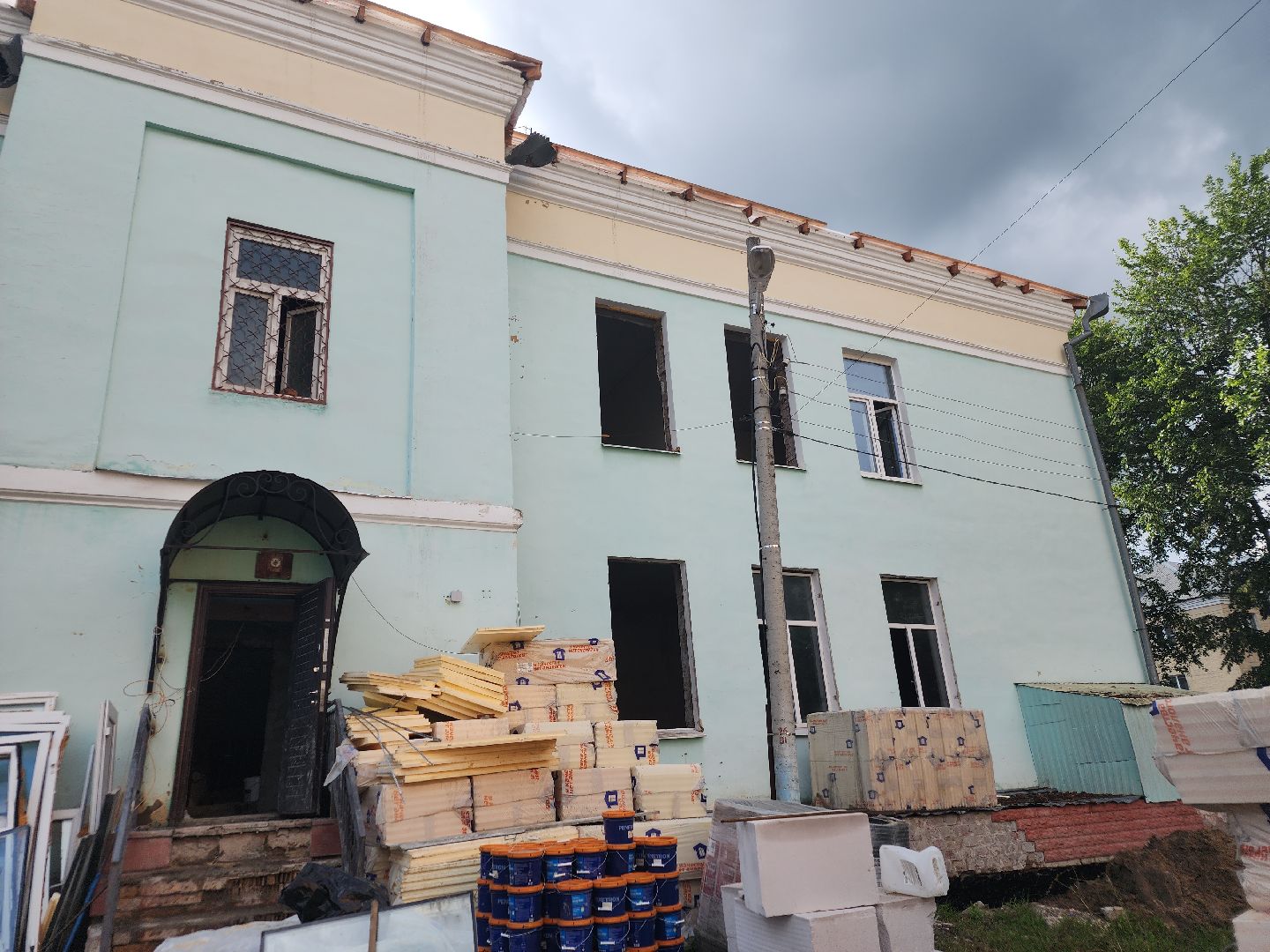 капитальный ремонт, Центр творчества Куровское, орехово-зуевский округ,