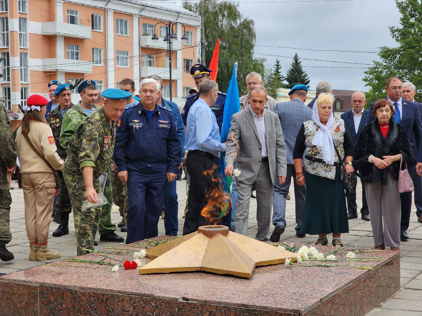 вдв, память, десантники, общество, жители, митинг, Воздушно-десантные войска, ногинск,