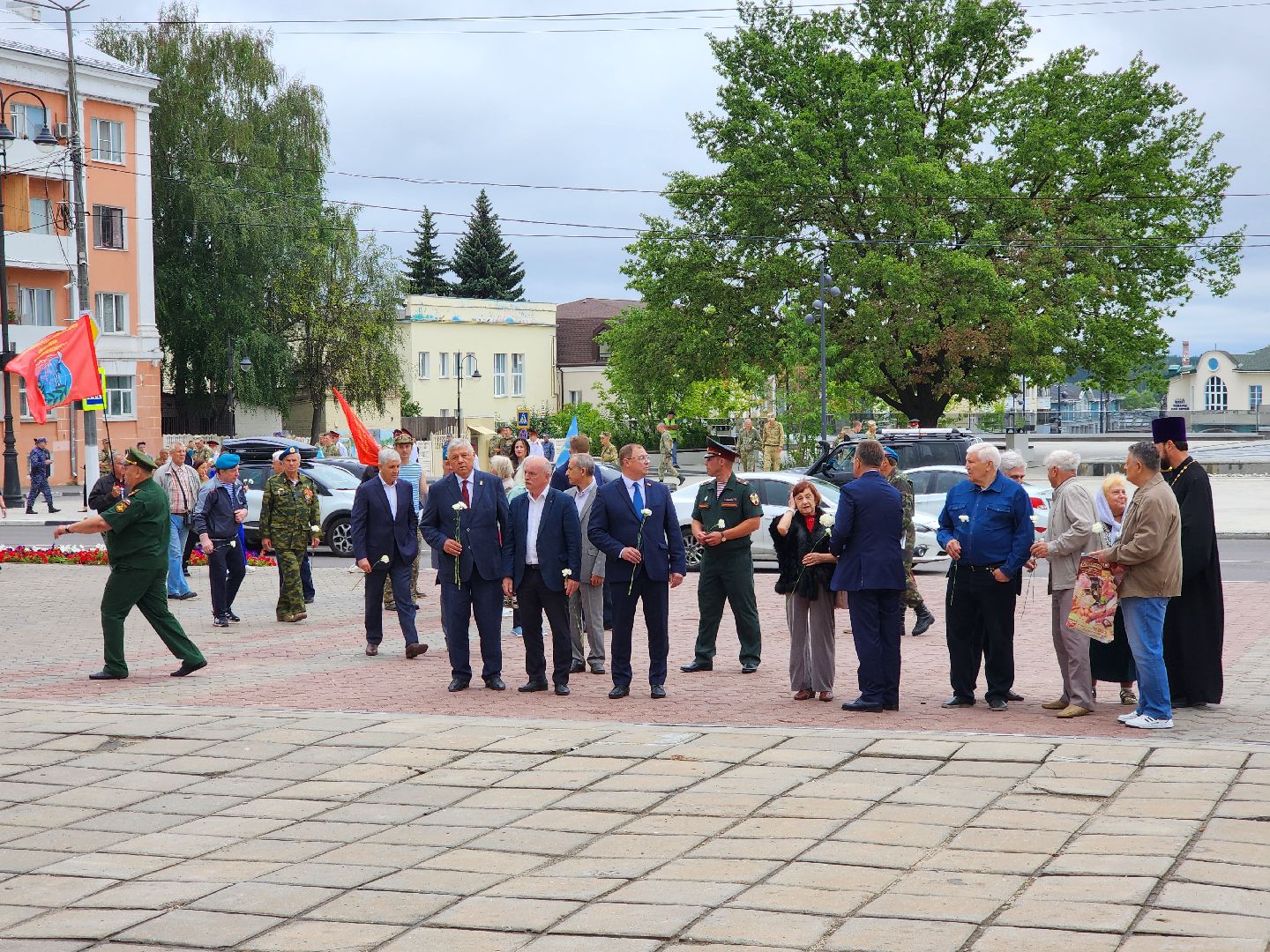 вдв, память, десантники, общество, жители, митинг, Воздушно-десантные войска, ногинск,