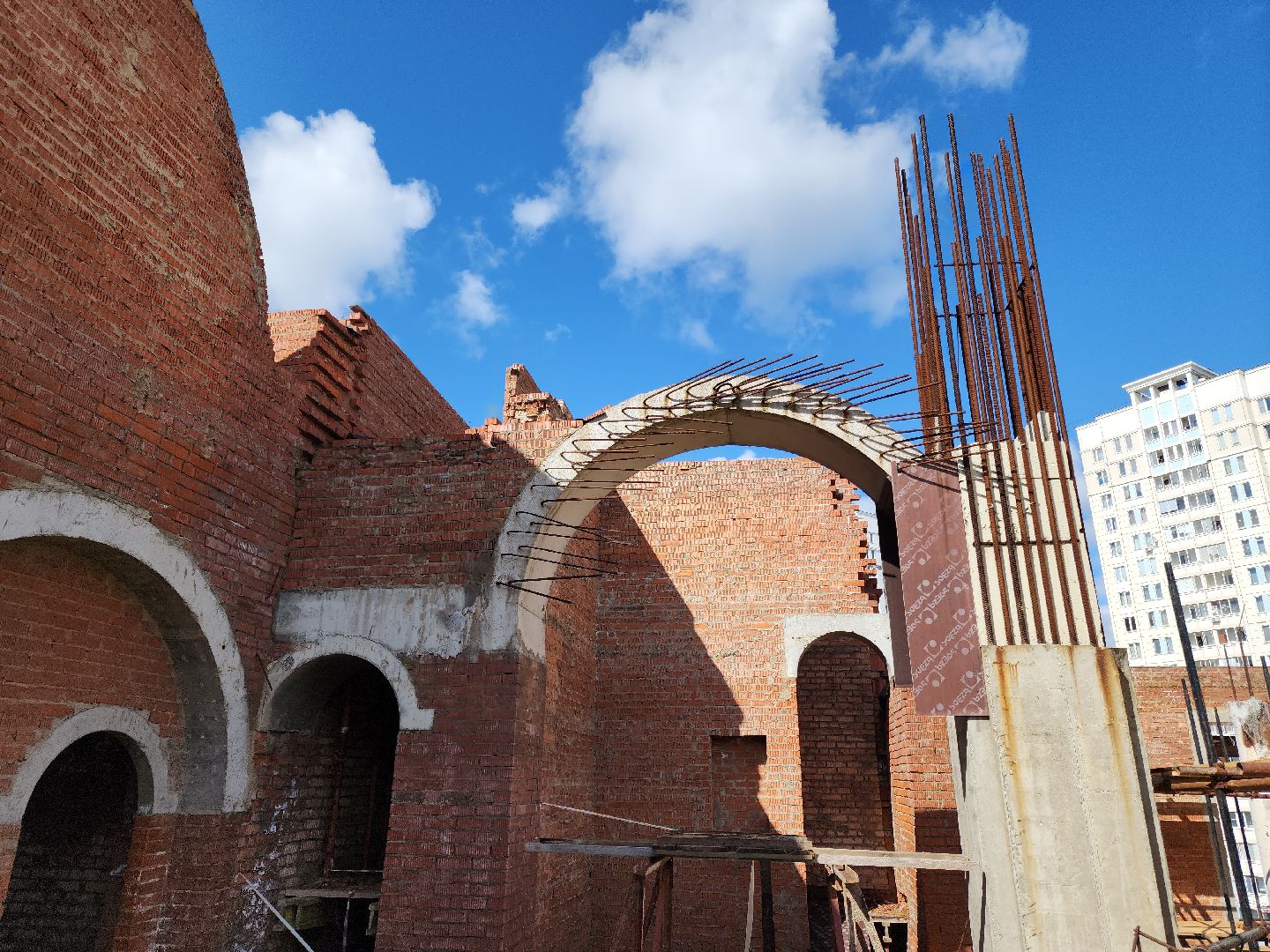 Подольск, Никольский храм, Храм в Кузнечиках, Строительство,