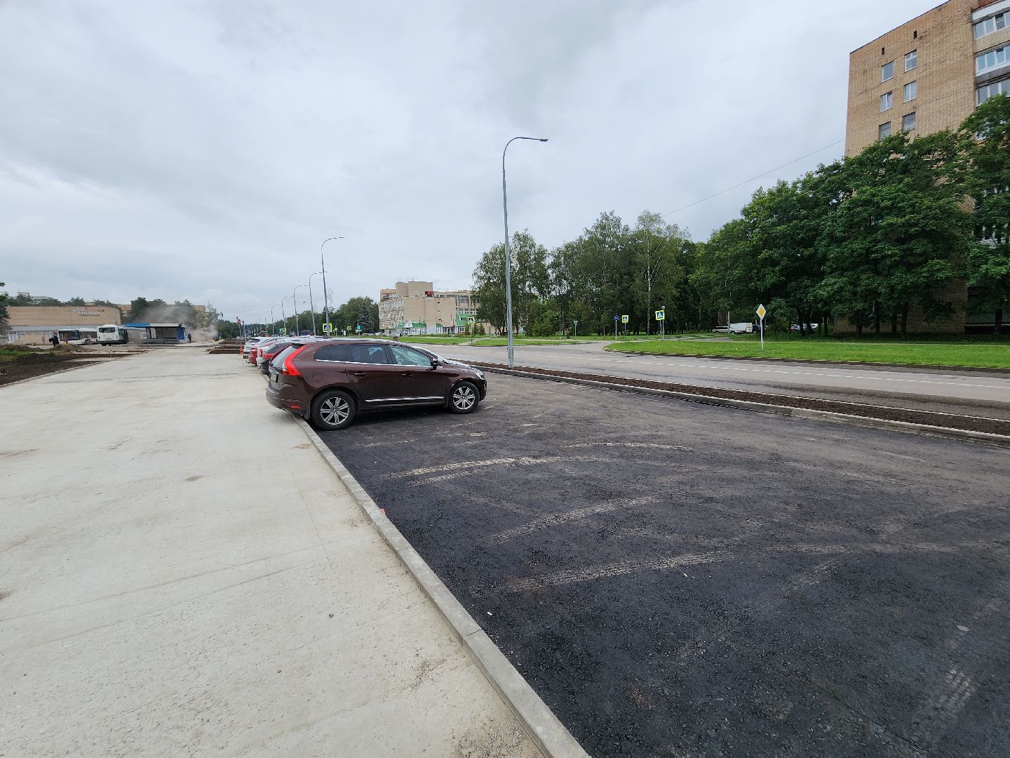 Черноголовка, Благоустройство, Парковка, такси,