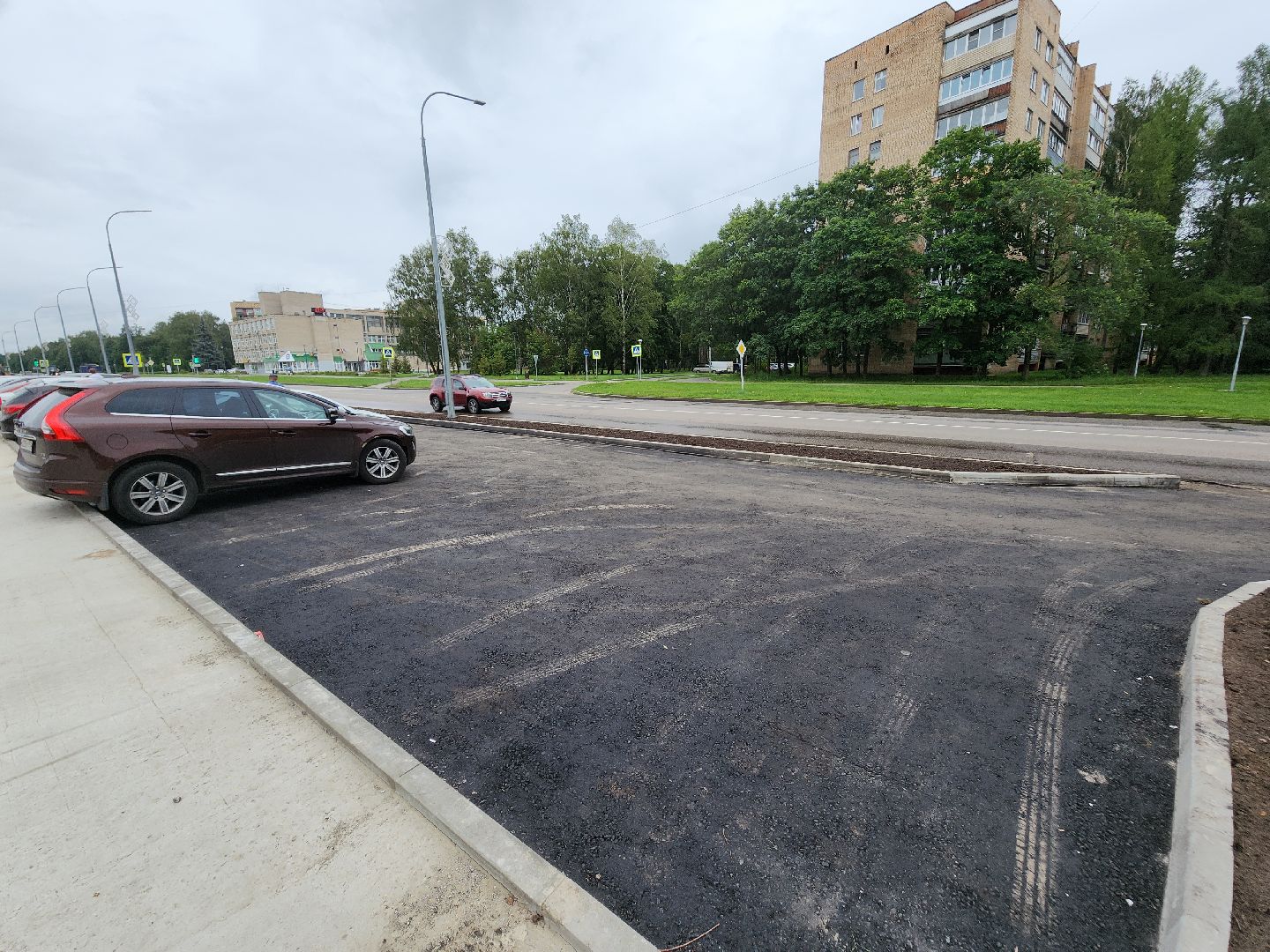 Черноголовка, Благоустройство, Парковка, такси,