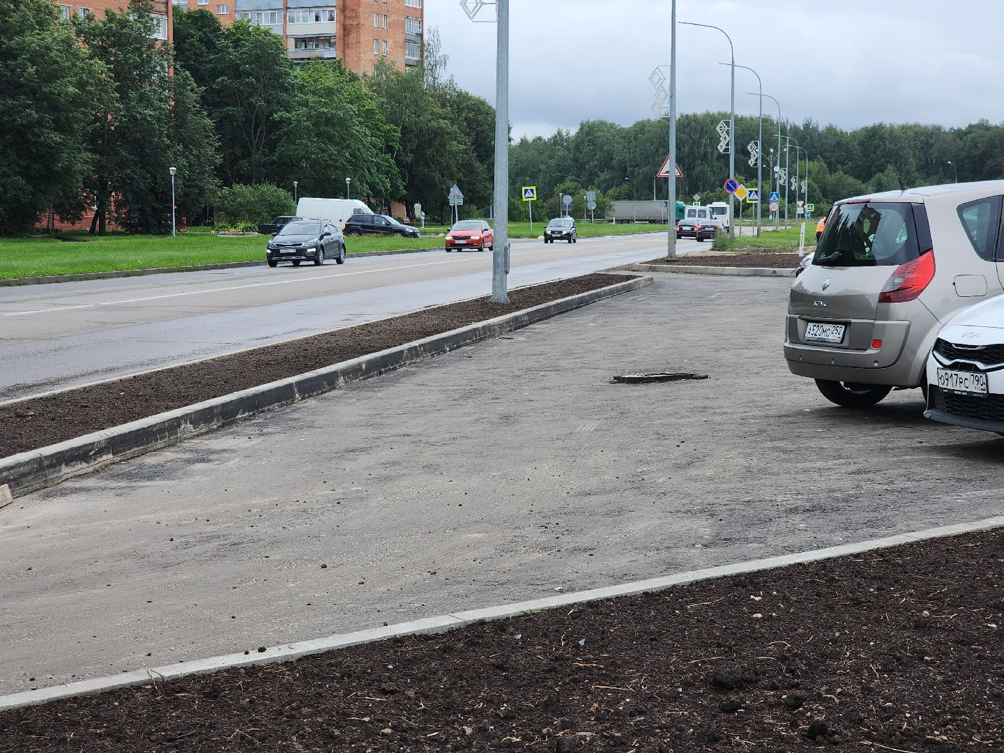 Черноголовка, Благоустройство, Парковка, такси,