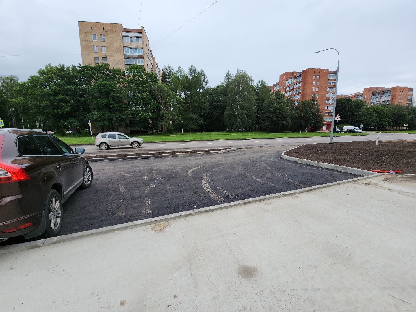 Черноголовка, Благоустройство, Парковка, такси,