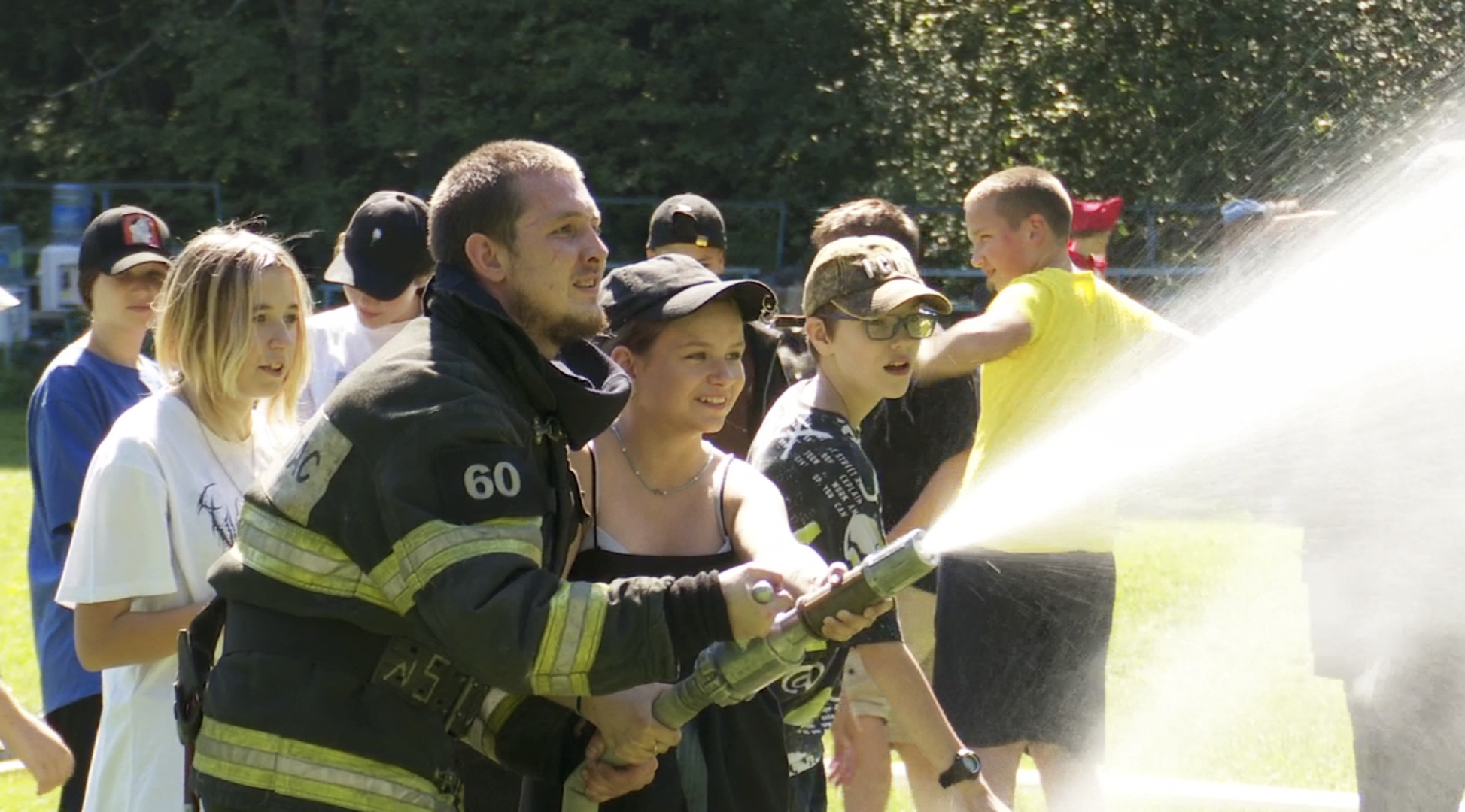 Клин, общество, дети, пожарные, безопасность,