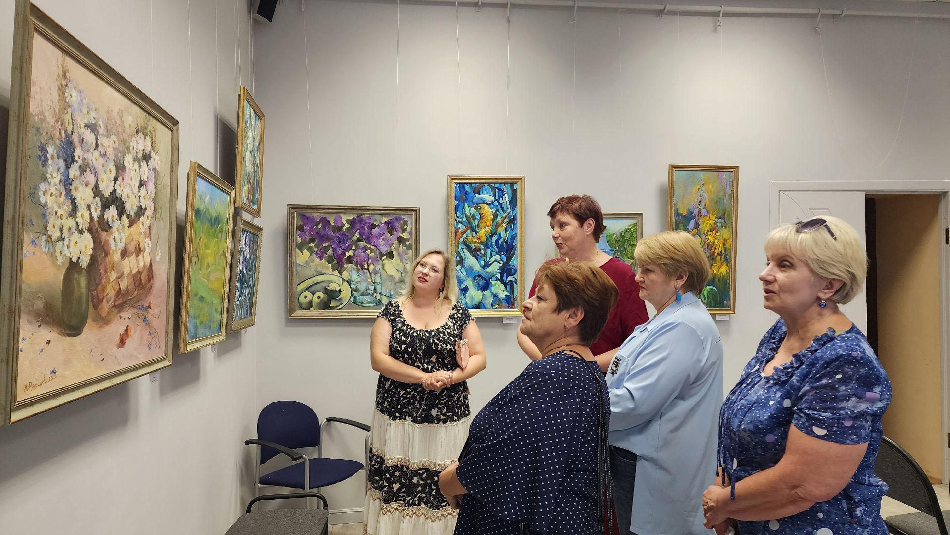 картины, живопись, Выставка, Лобня,