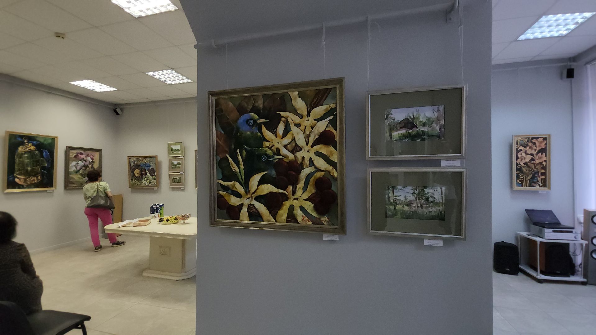 картины, живопись, Выставка, Лобня,