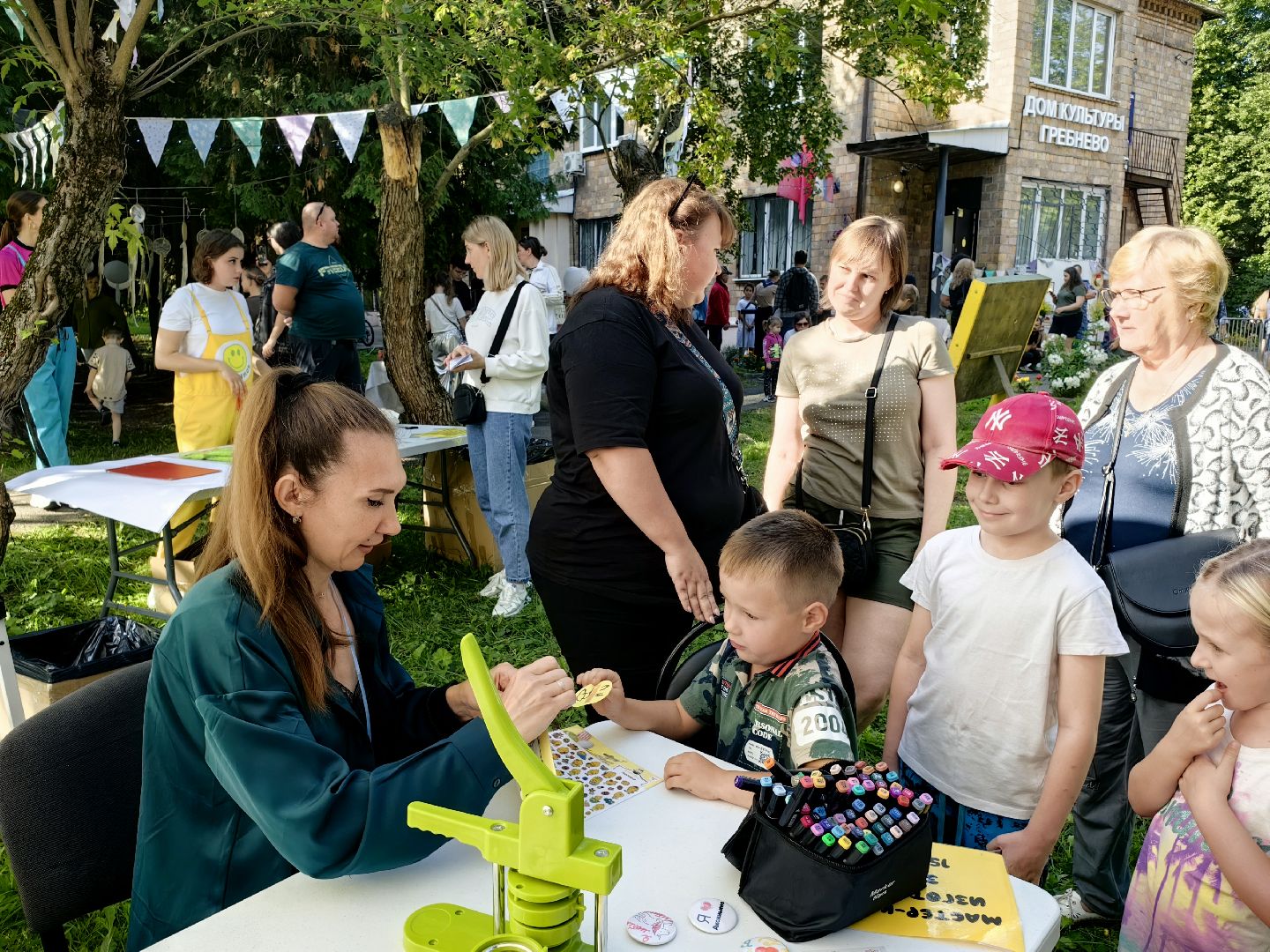 день деревни Гребнево, аквагрим, фестиваль красок, анимация, щёлково,
