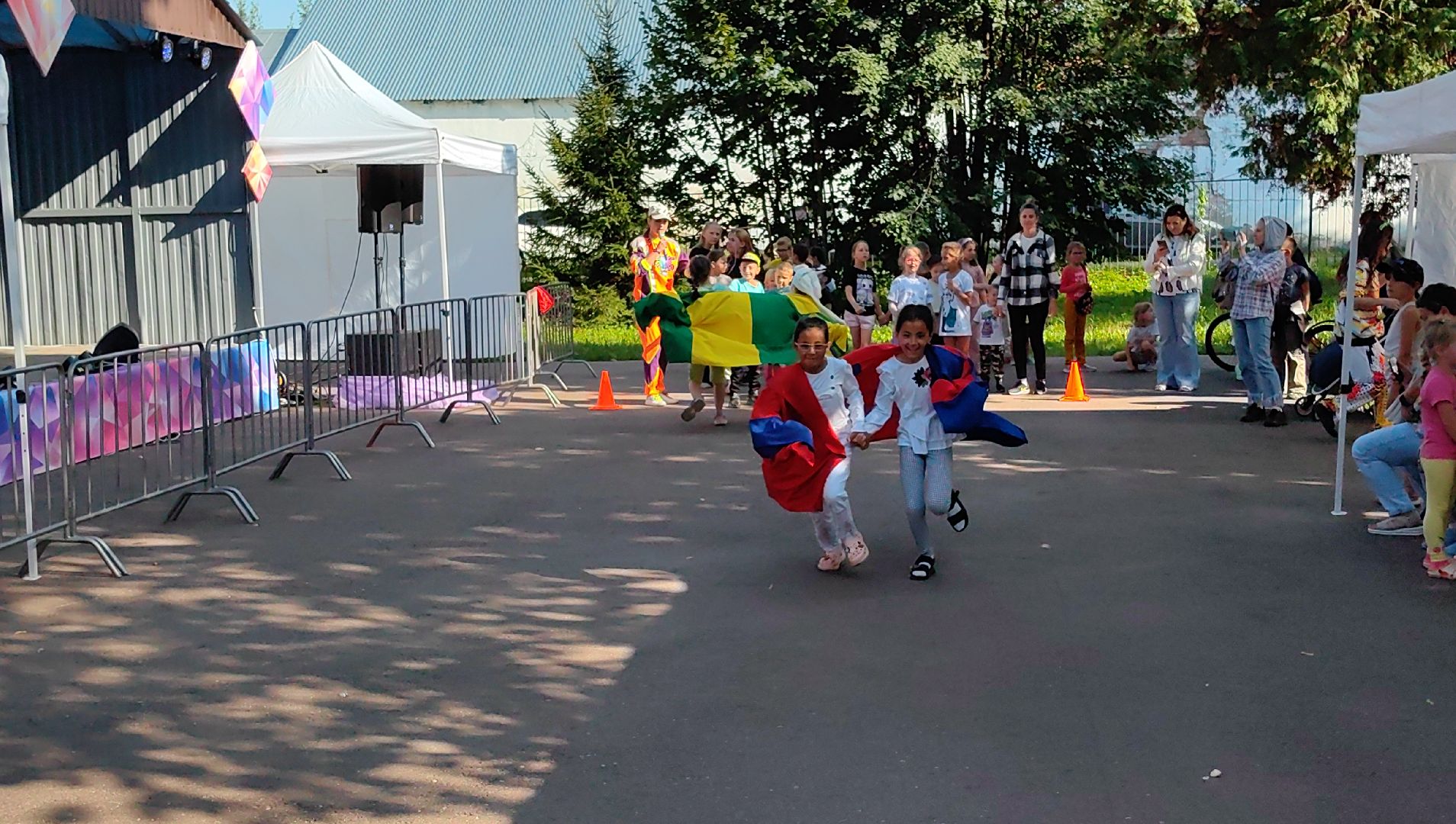 день деревни Гребнево, аквагрим, фестиваль красок, анимация, щёлково,