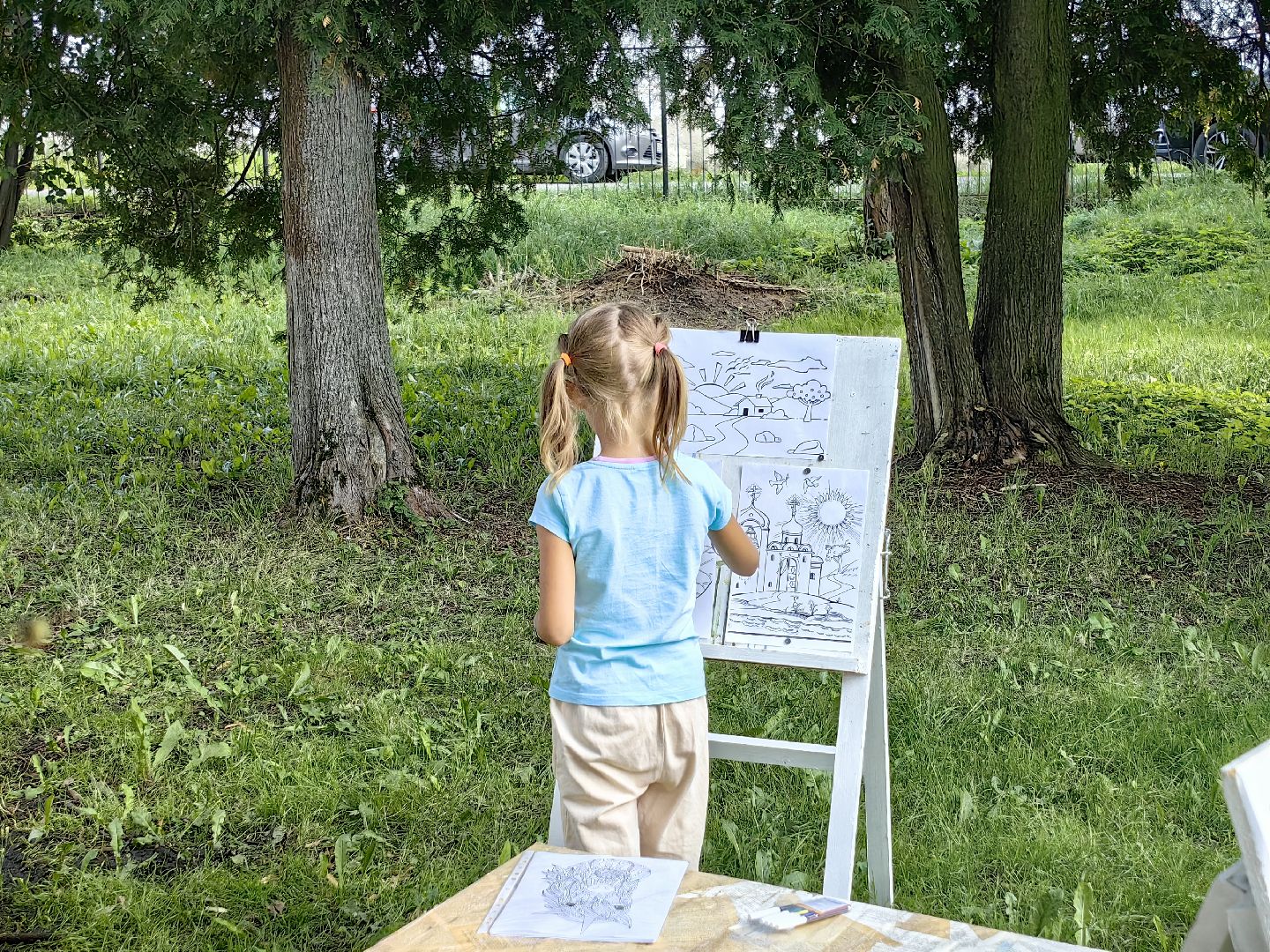 день деревни Гребнево, аквагрим, фестиваль красок, анимация, щёлково,