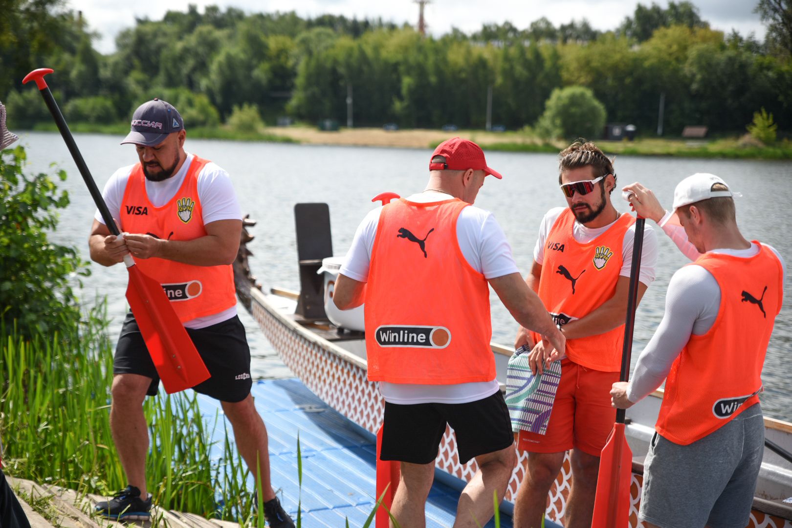 Бронницы, Спорт, День города, Гонки драконов, Гонки на лодках Дракон,