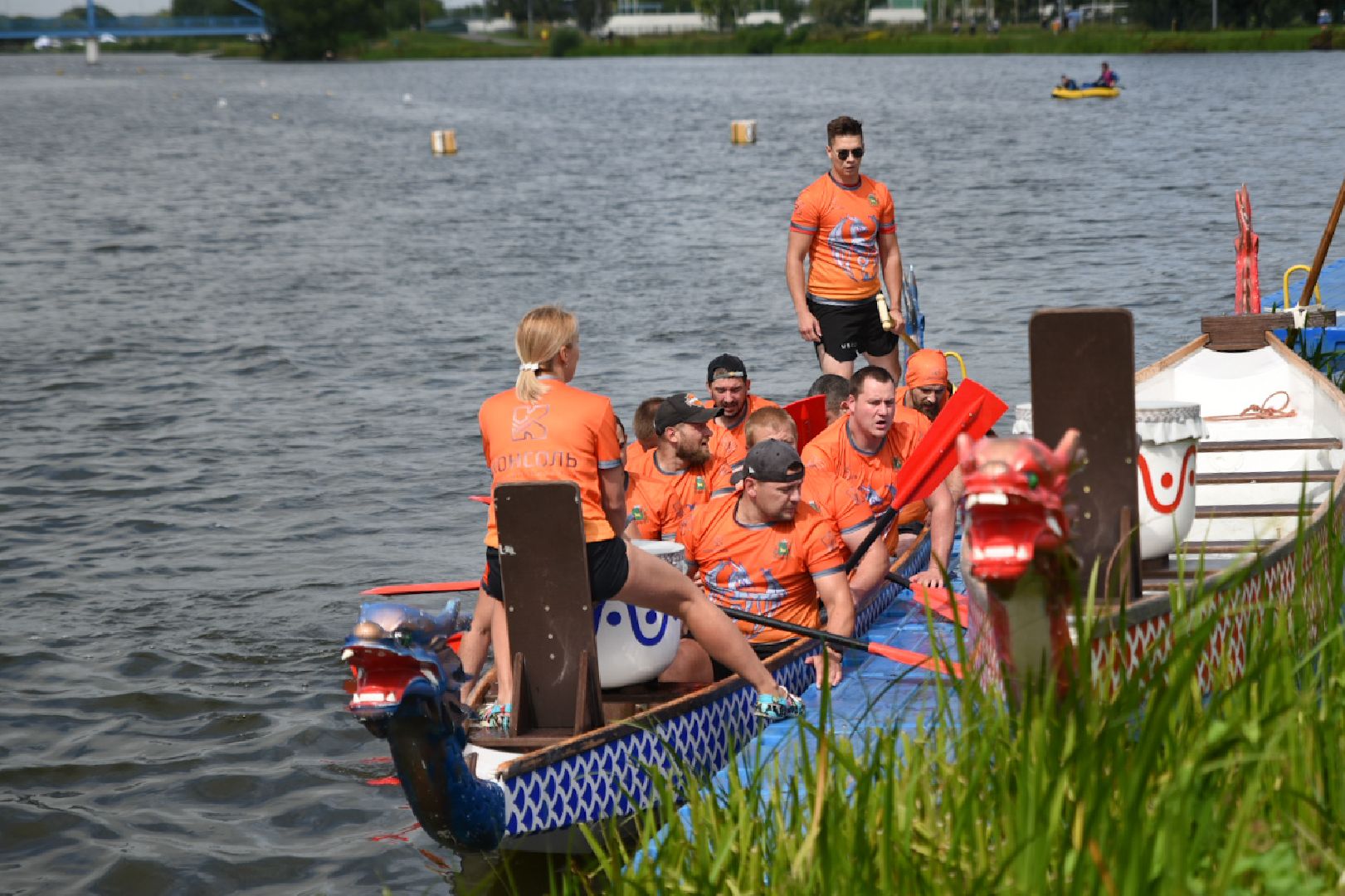 Бронницы, Спорт, День города, Гонки драконов, Гонки на лодках Дракон,