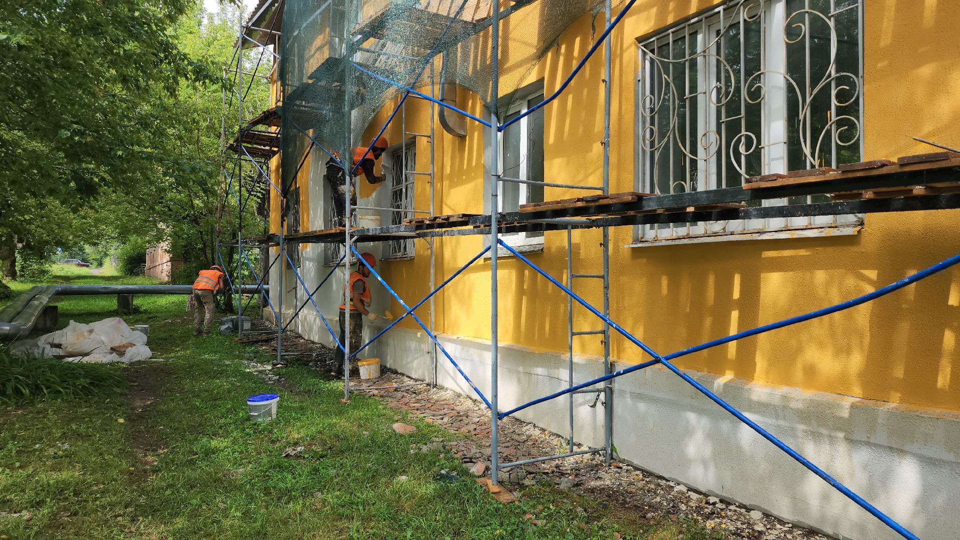 серпухов, улица калинина, ремонт фасада, капремонт, жкх,