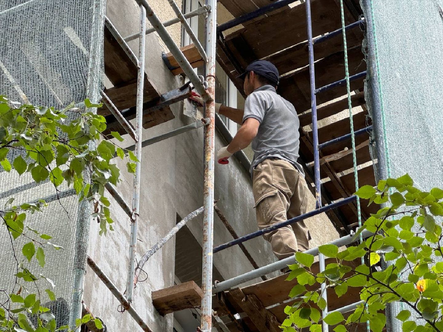 фасад, капитальный ремонт, бригада рабочих, городской округ восход,