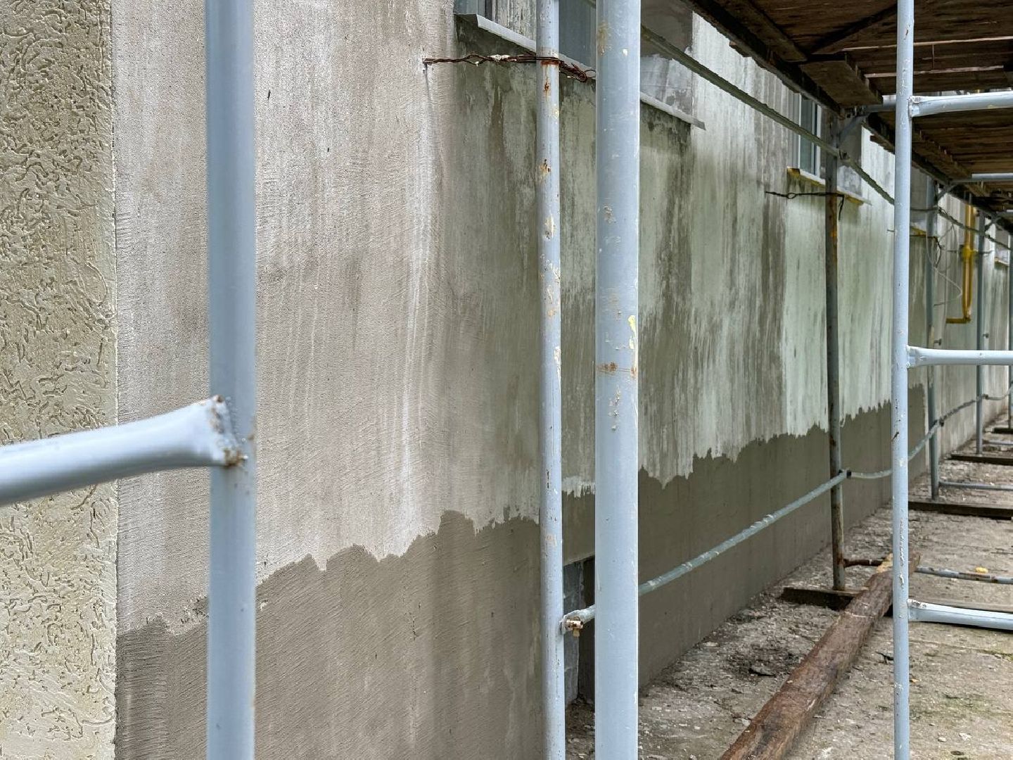 фасад, капитальный ремонт, бригада рабочих, городской округ восход,