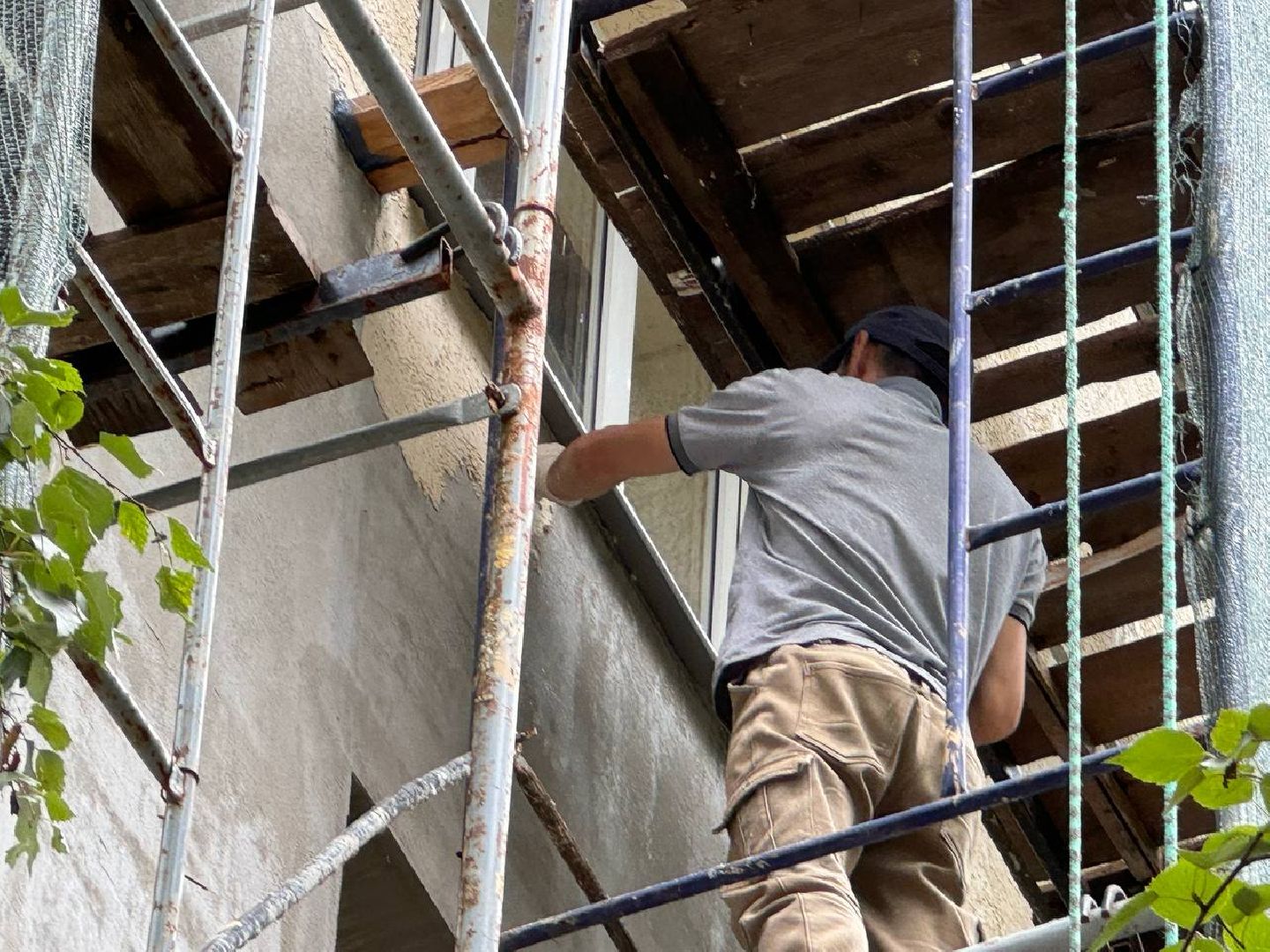 фасад, капитальный ремонт, бригада рабочих, городской округ восход,