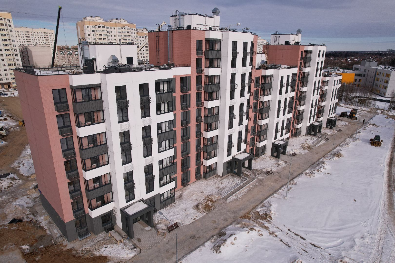 видео с коптера, переселение, солнечногорск,