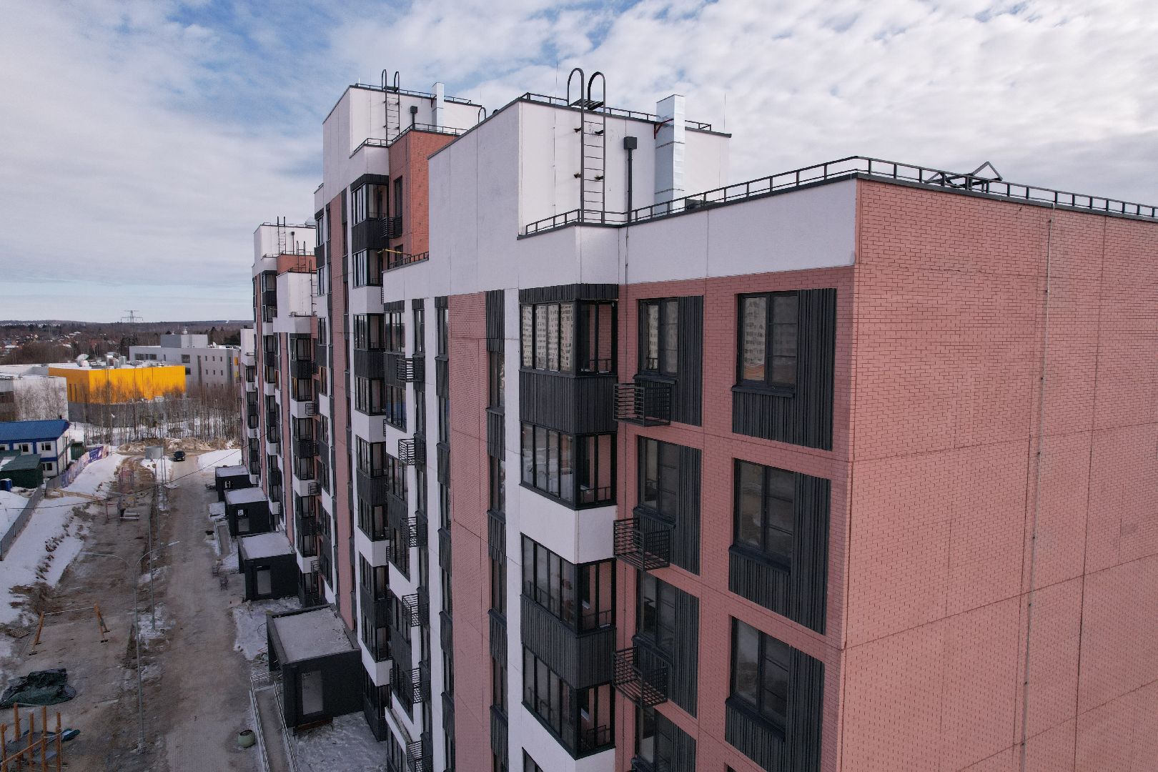 видео с коптера, переселение, солнечногорск,