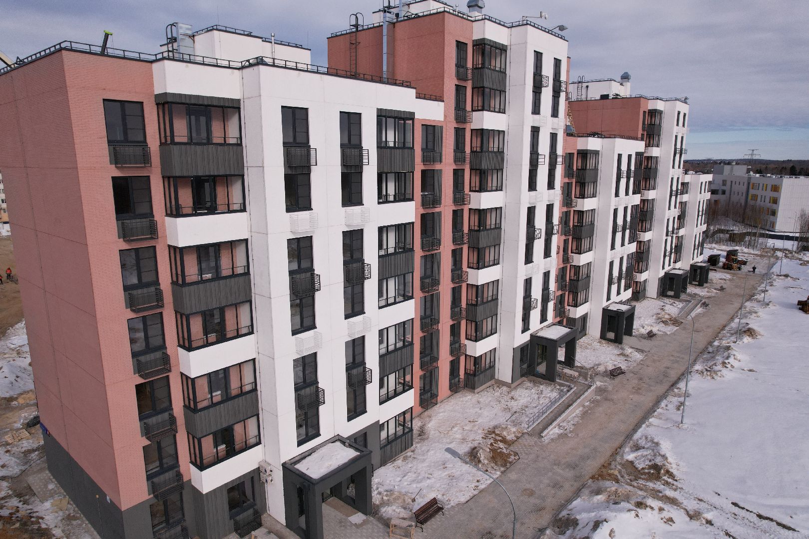 видео с коптера, переселение, солнечногорск,