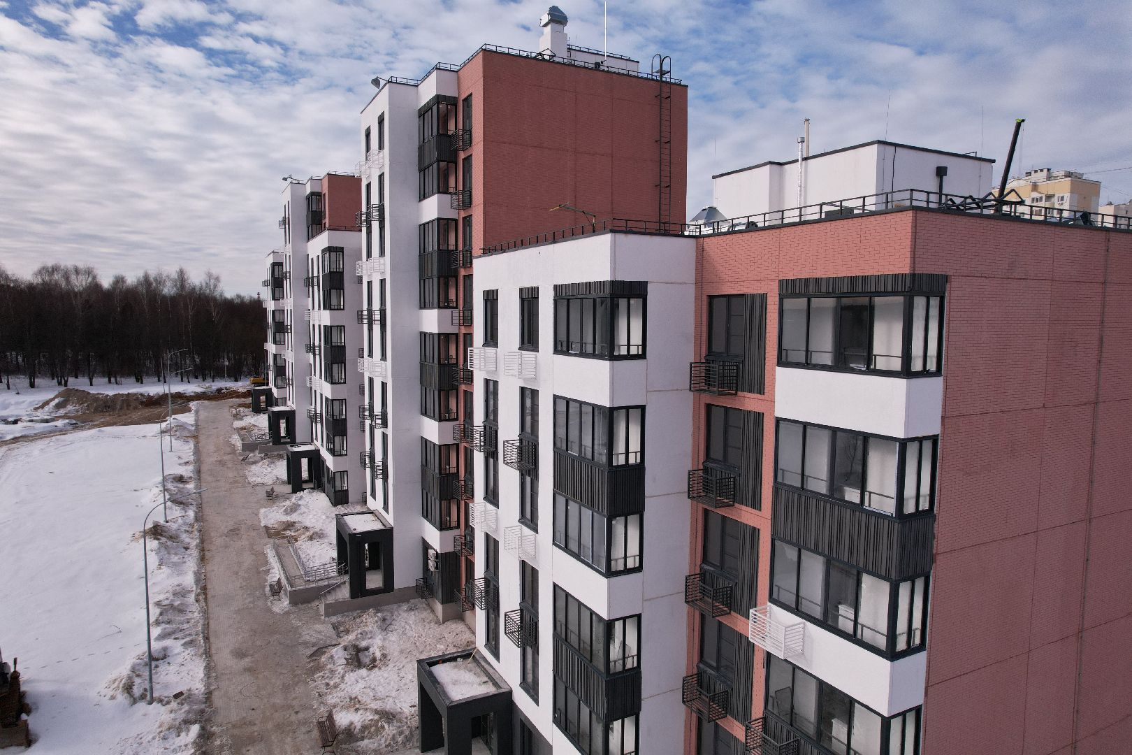 видео с коптера, переселение, солнечногорск,