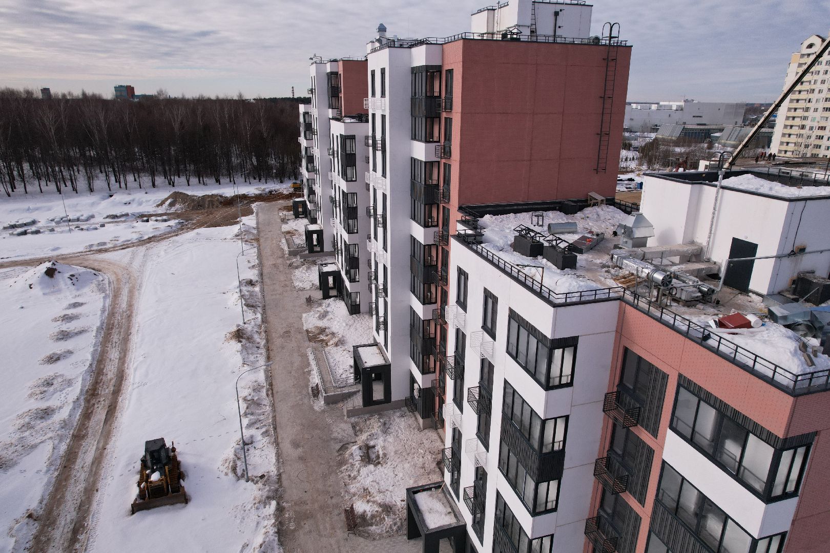 видео с коптера, переселение, солнечногорск,
