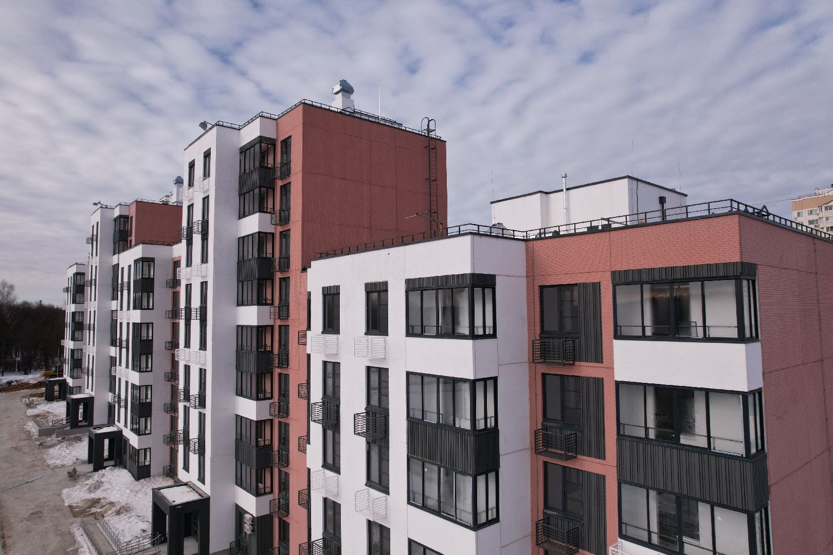 видео с коптера, переселение, солнечногорск,