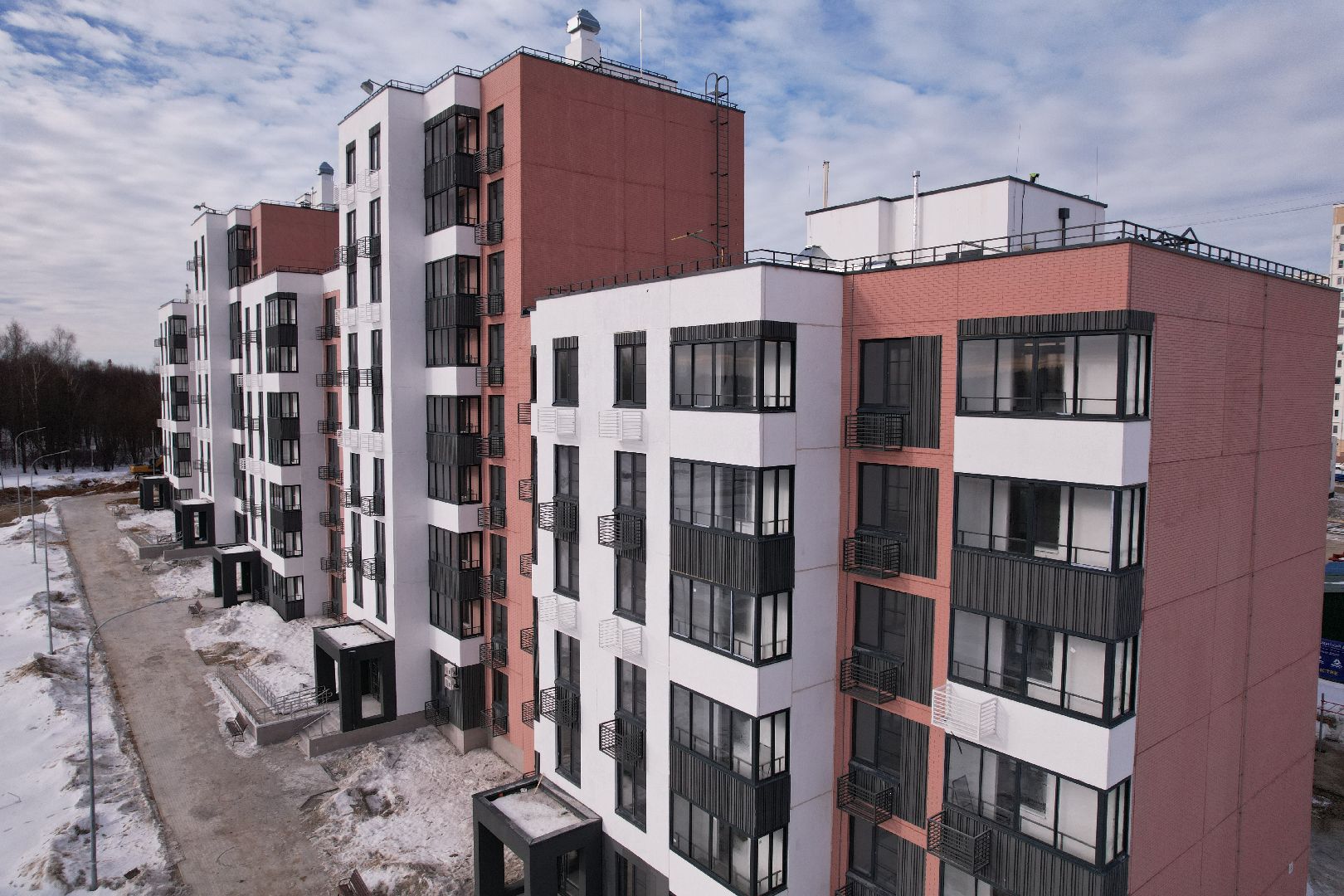 видео с коптера, переселение, солнечногорск,