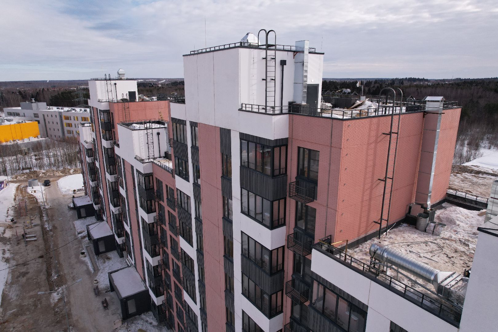 видео с коптера, переселение, солнечногорск,