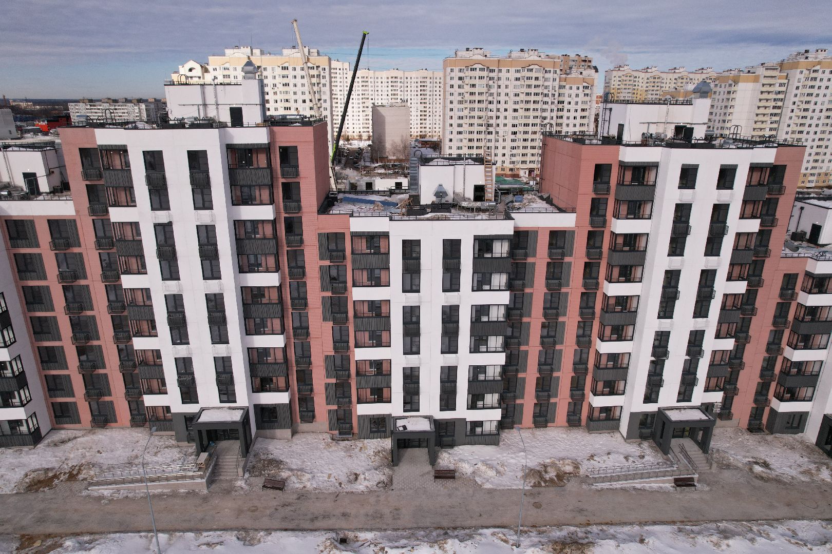 видео с коптера, переселение, солнечногорск,