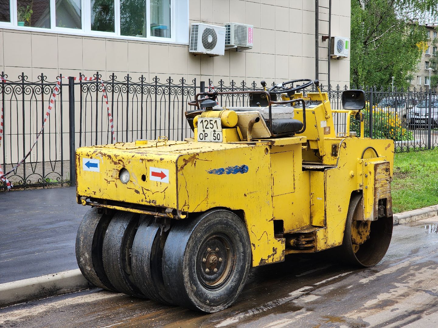 Дубна, Ремонт тротуара, Укладка асфальта, Дороги,