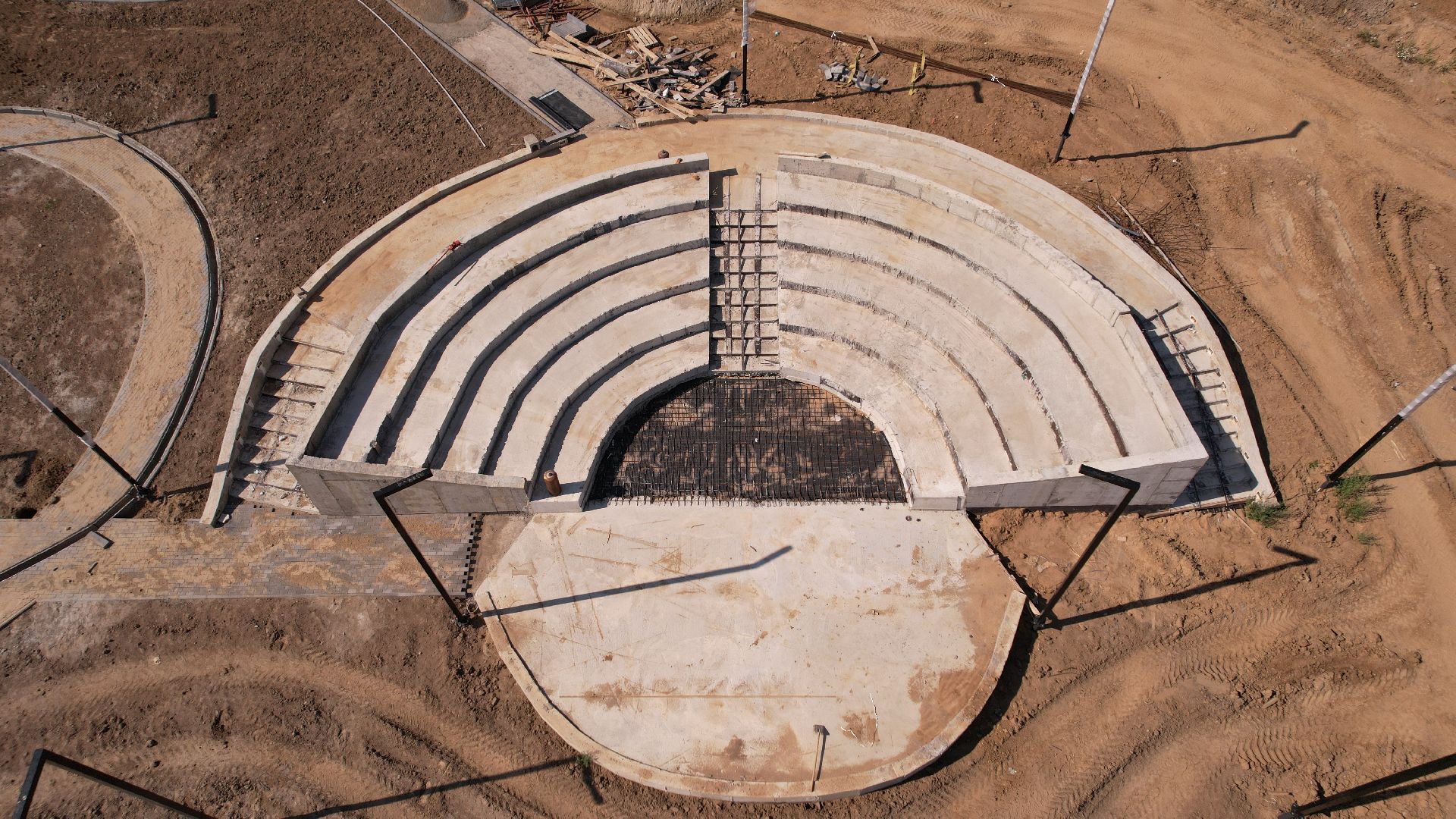 видео с коптера, школа, сергиев посад,