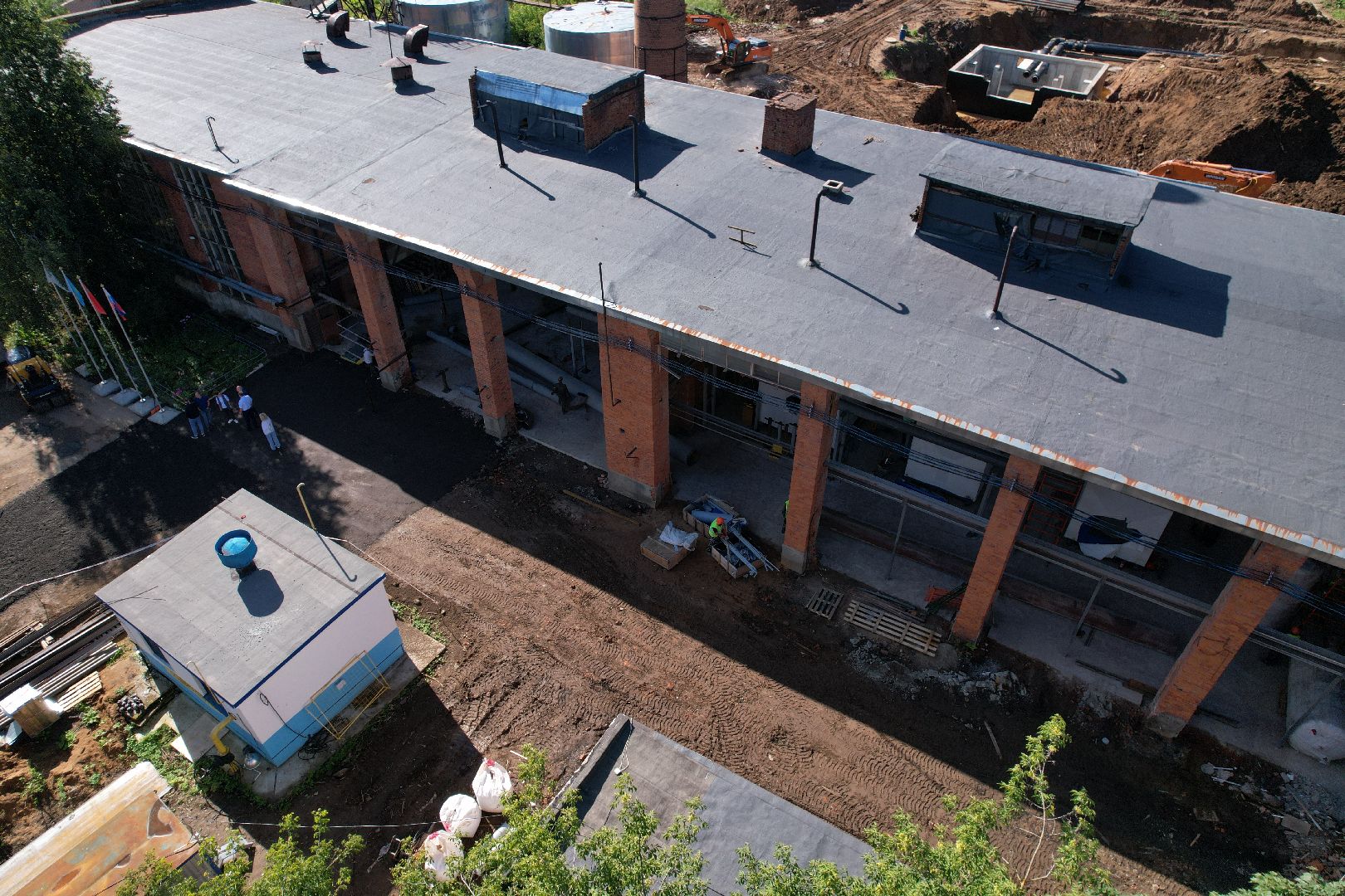 видео с коптера, котельная, жкх, отопление,