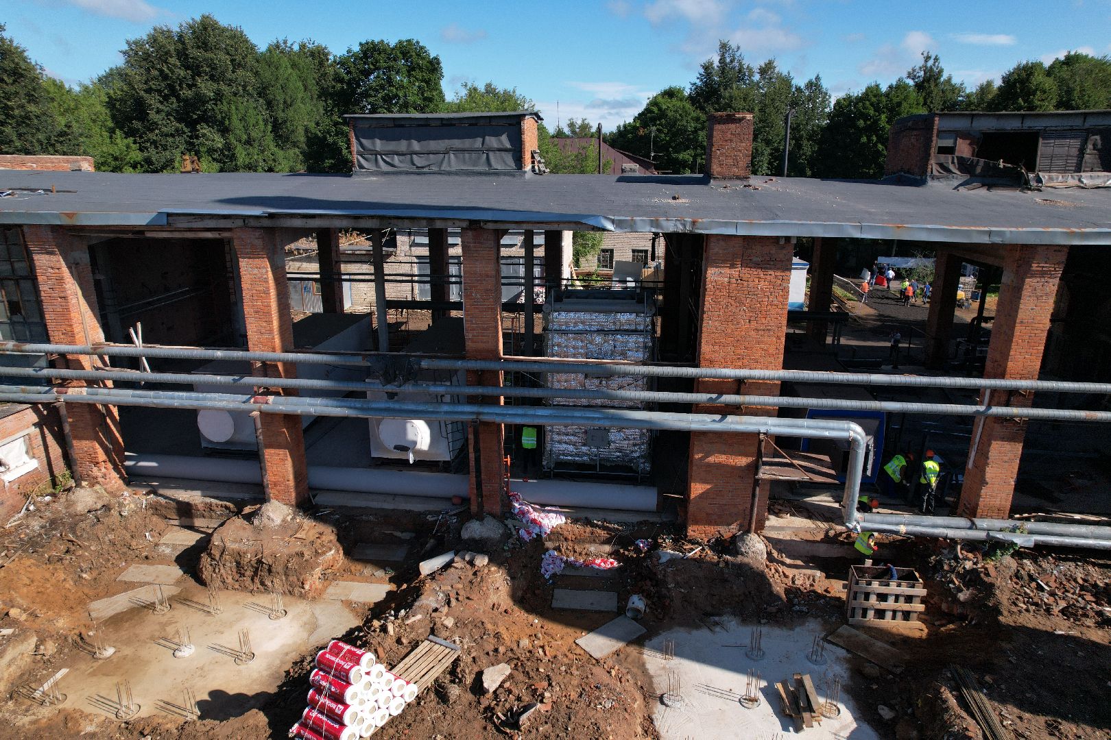 видео с коптера, котельная, жкх, отопление,