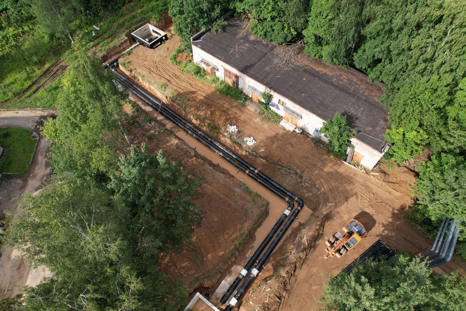 видео с коптера, котельная, жкх, отопление,