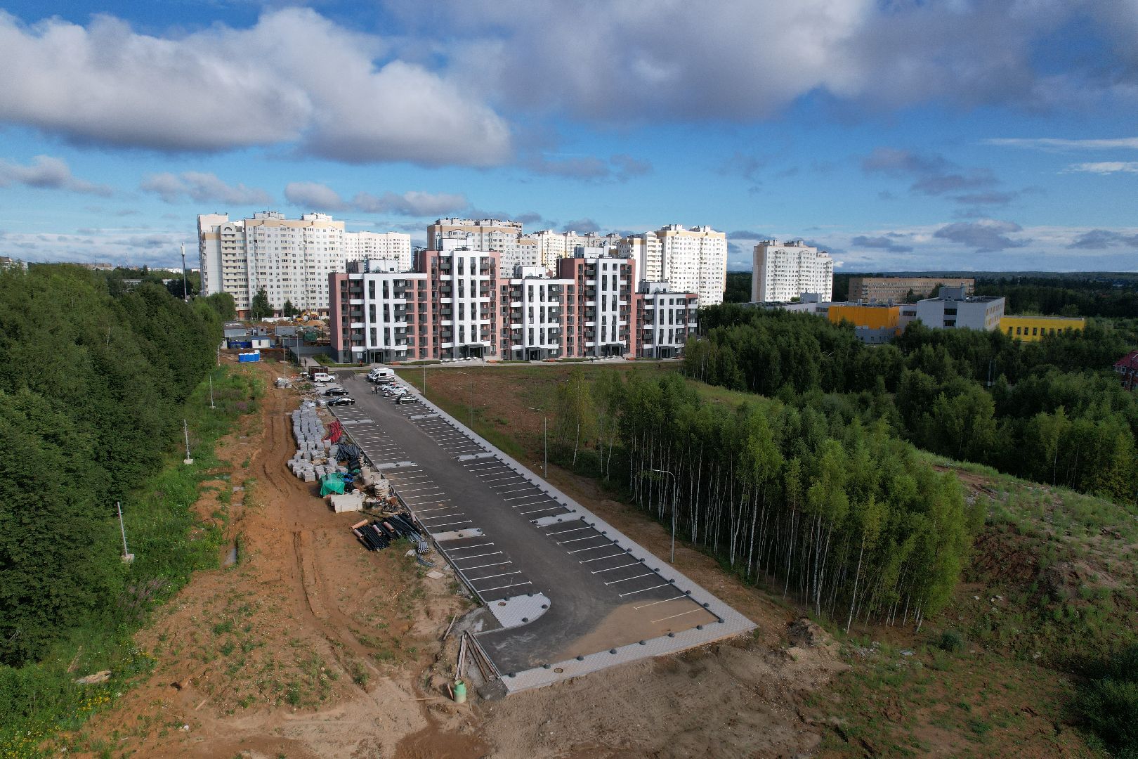 видео с коптера, садик, солнечногорск,