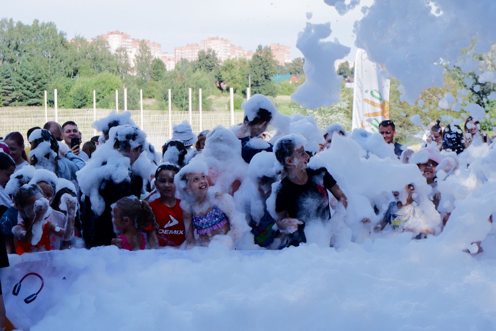 День Нептуна, пенная дискотека, парк, забавы, танцы, щёлково,