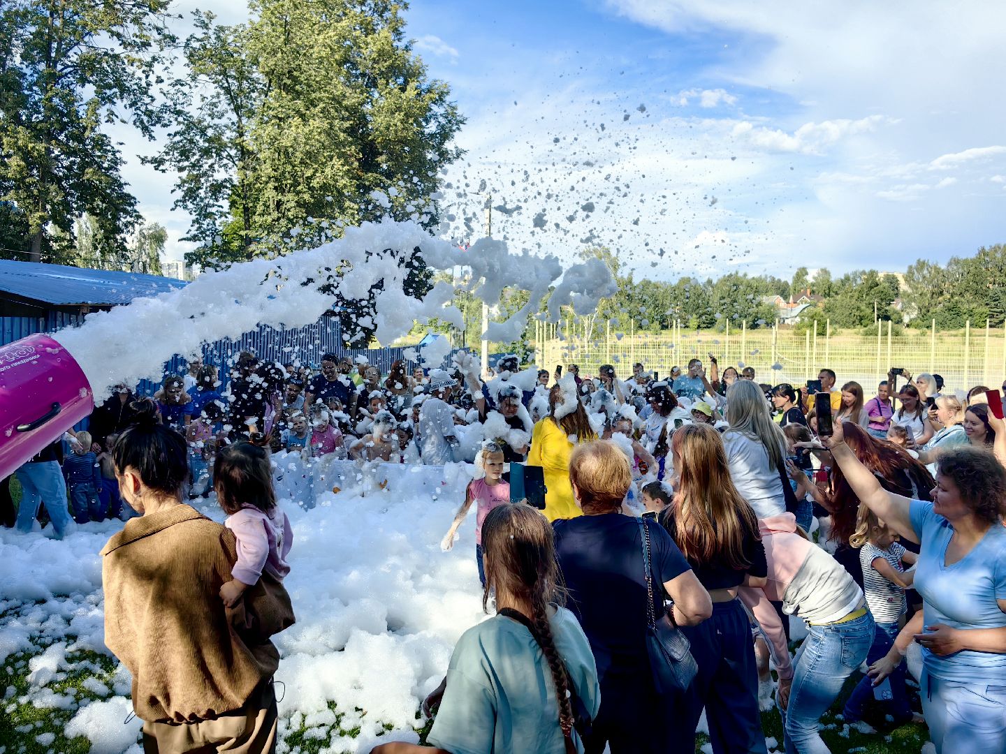 День Нептуна, пенная дискотека, парк, забавы, танцы, щёлково,