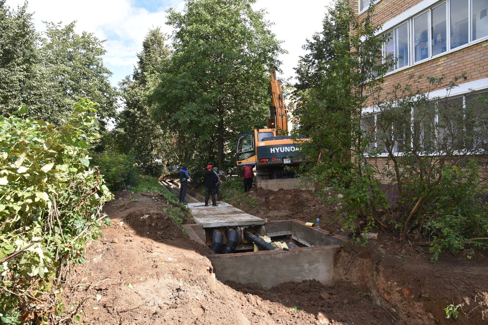 лотошино, благоустройство, замена теплосетей, замена теплотрассы, жкх, жкх и благоустройство, подготовка к зимнему сезону,