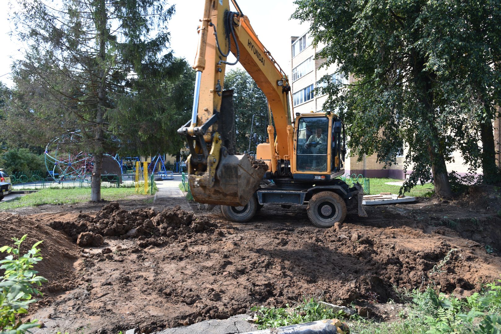 лотошино, благоустройство, замена теплосетей, замена теплотрассы, жкх, жкх и благоустройство, подготовка к зимнему сезону,
