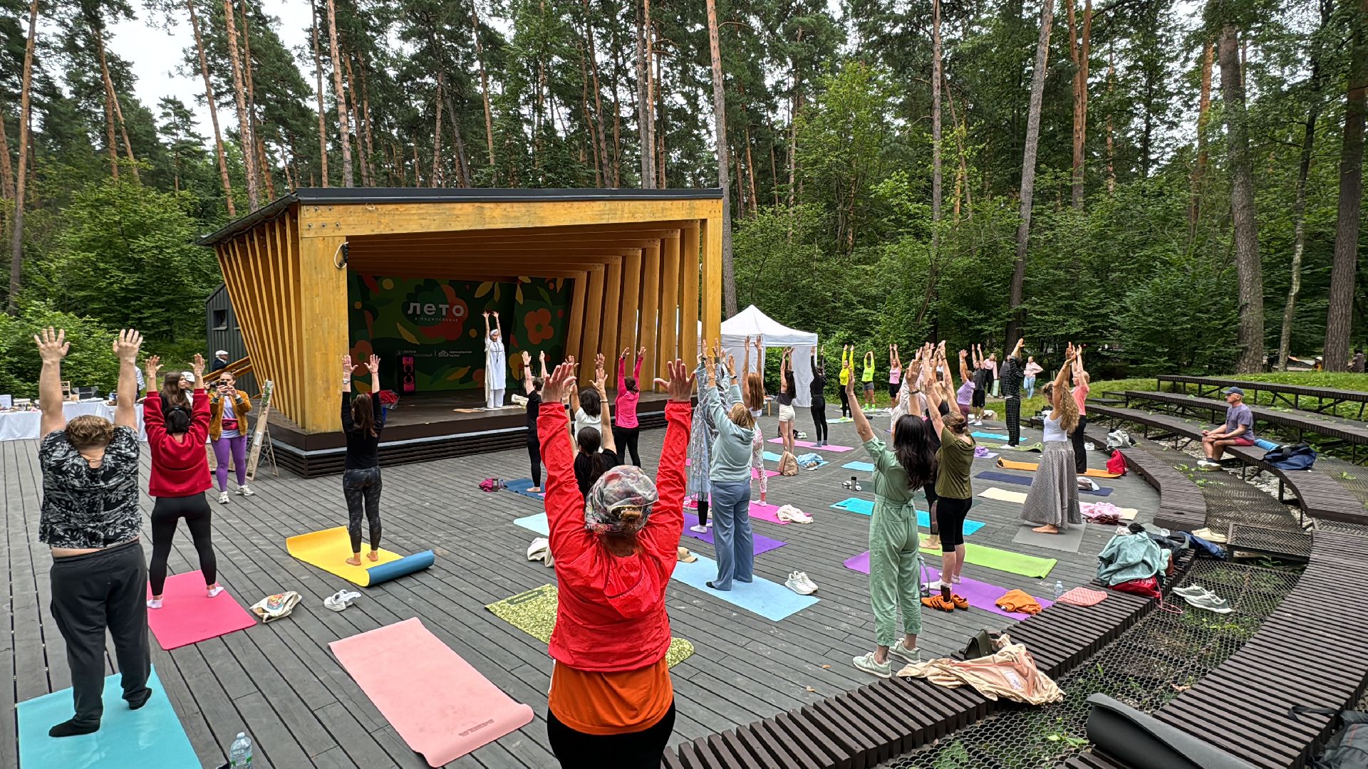 Фестиваль йоги, Парк Раздолье, Гвоздестояние,