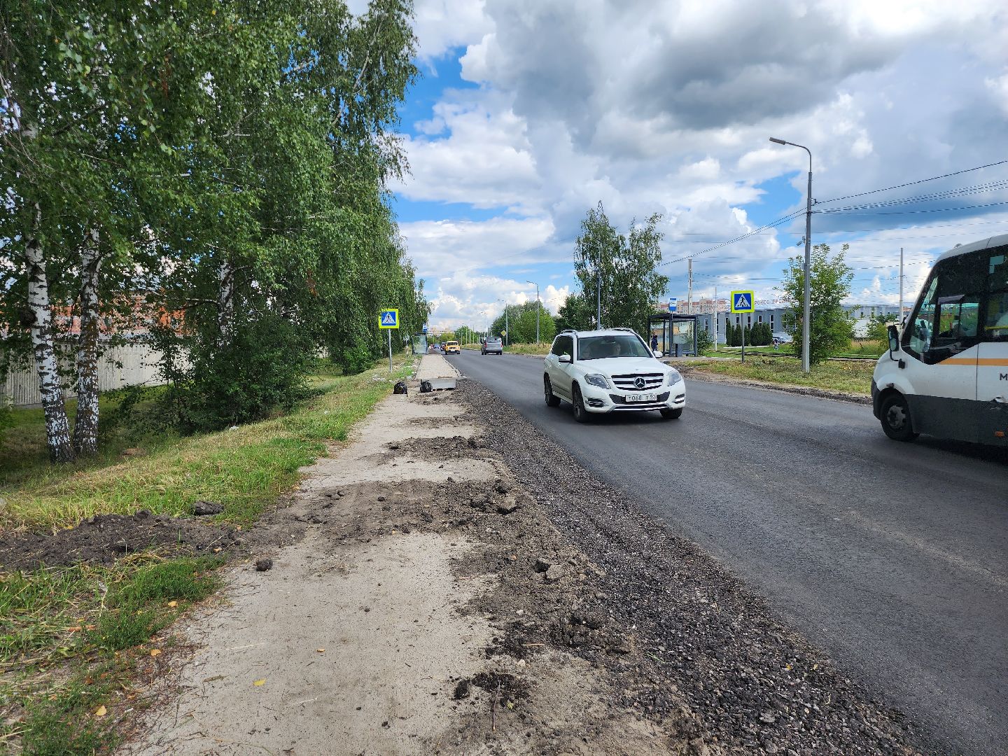 Коломна, дороги, тротуары,