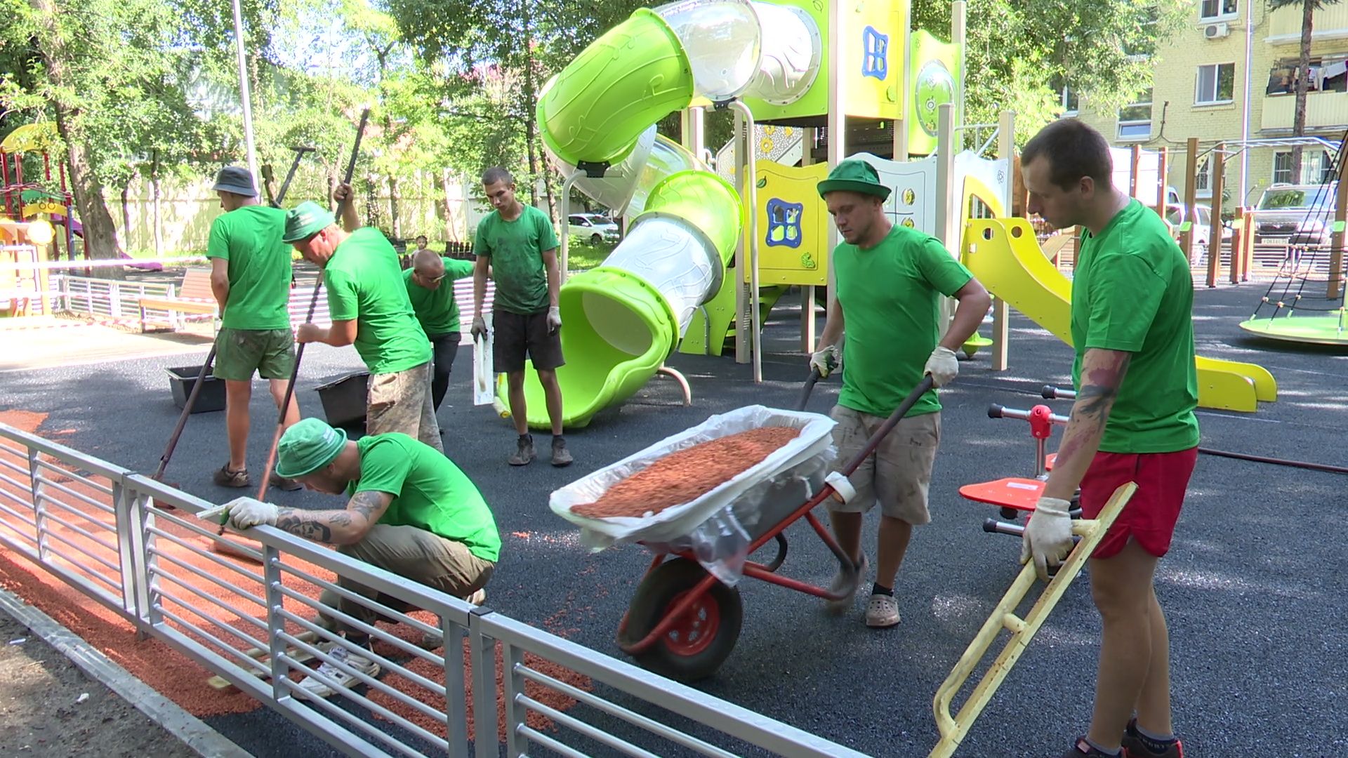 Реутов, детские площадки, благоустройство, видеонаблюдение, игровые элементы,
