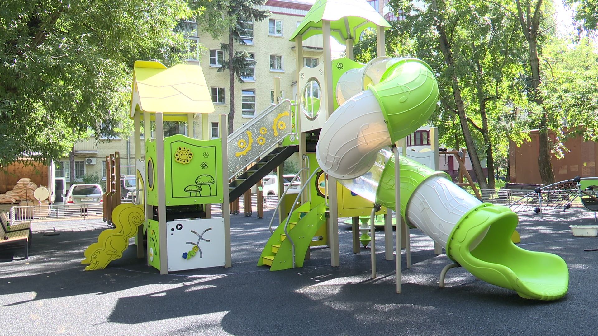 Реутов, детские площадки, благоустройство, видеонаблюдение, игровые элементы,