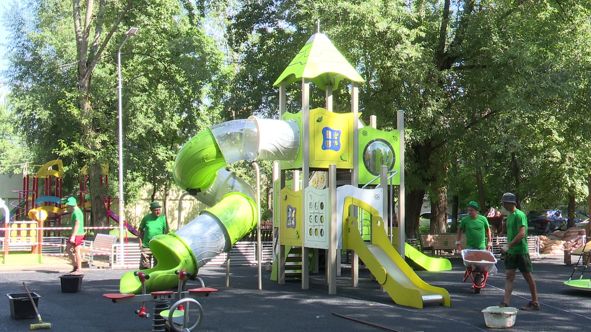 Реутов, детские площадки, благоустройство, видеонаблюдение, игровые элементы,