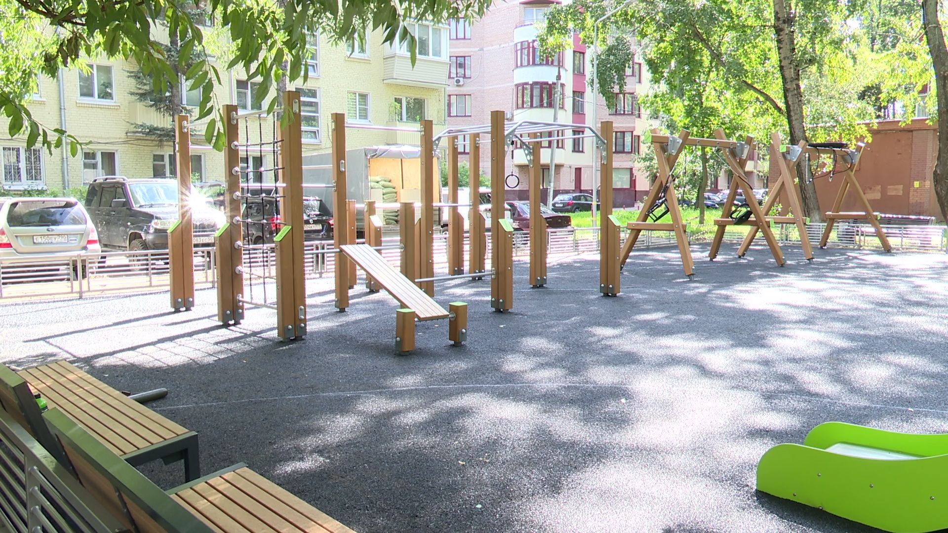 Реутов, детские площадки, благоустройство, видеонаблюдение, игровые элементы,