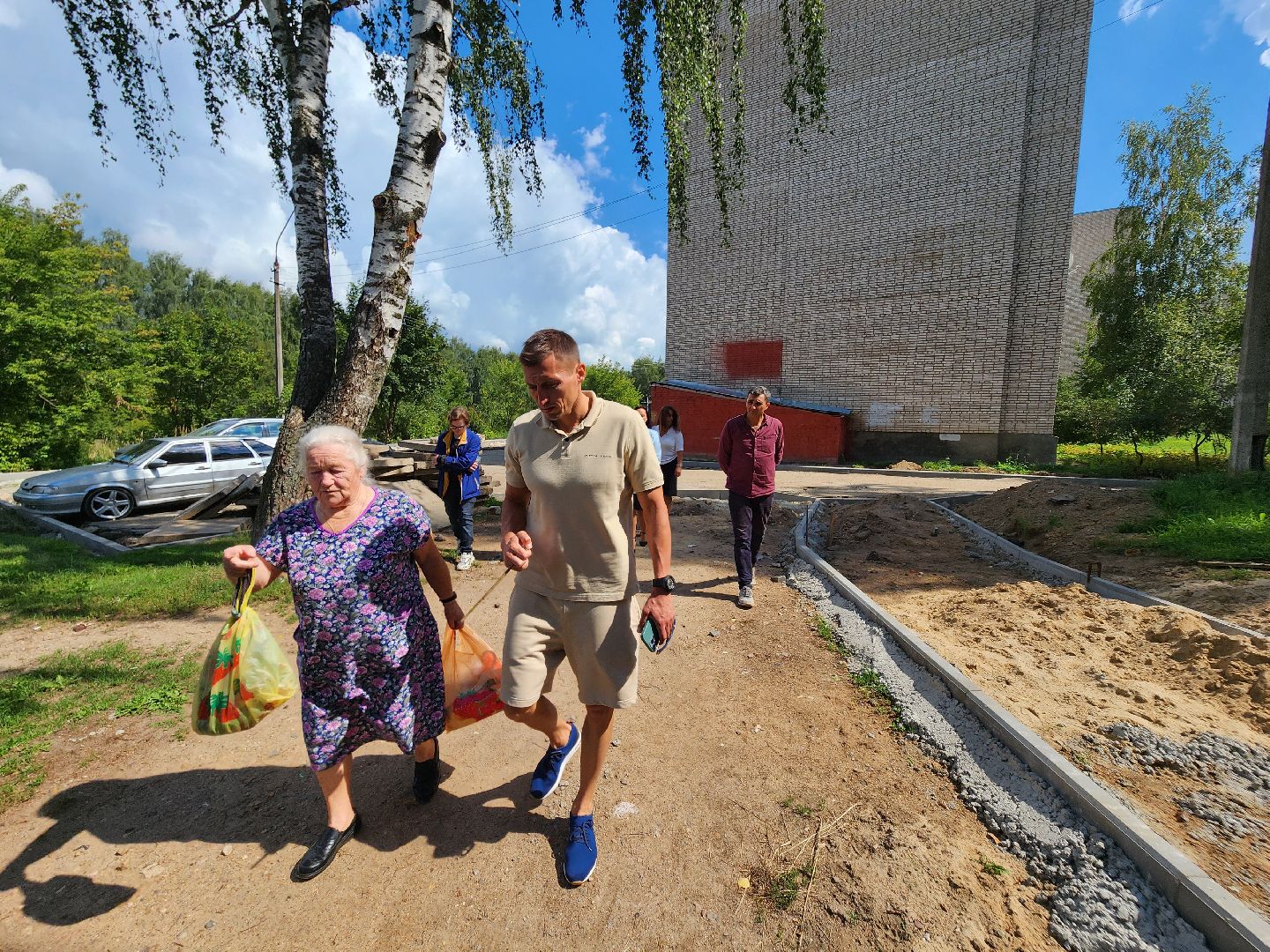 красноармейск, городской округ пушкинский, благоустройство дворов, комплексное благоустройство,
