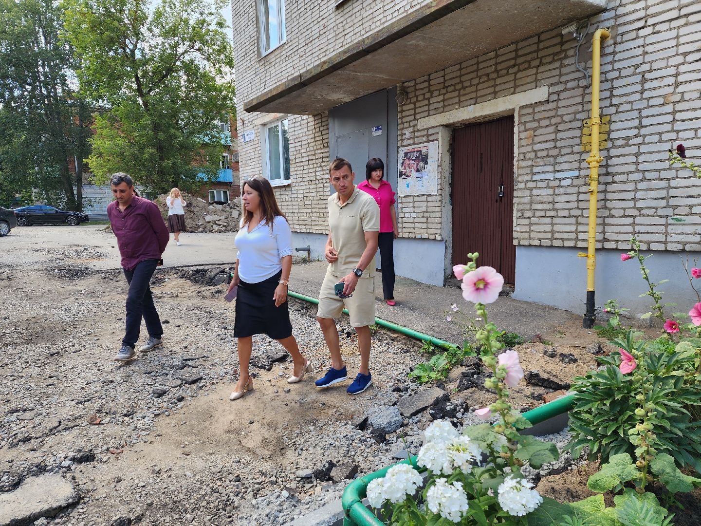 красноармейск, городской округ пушкинский, благоустройство дворов, комплексное благоустройство,