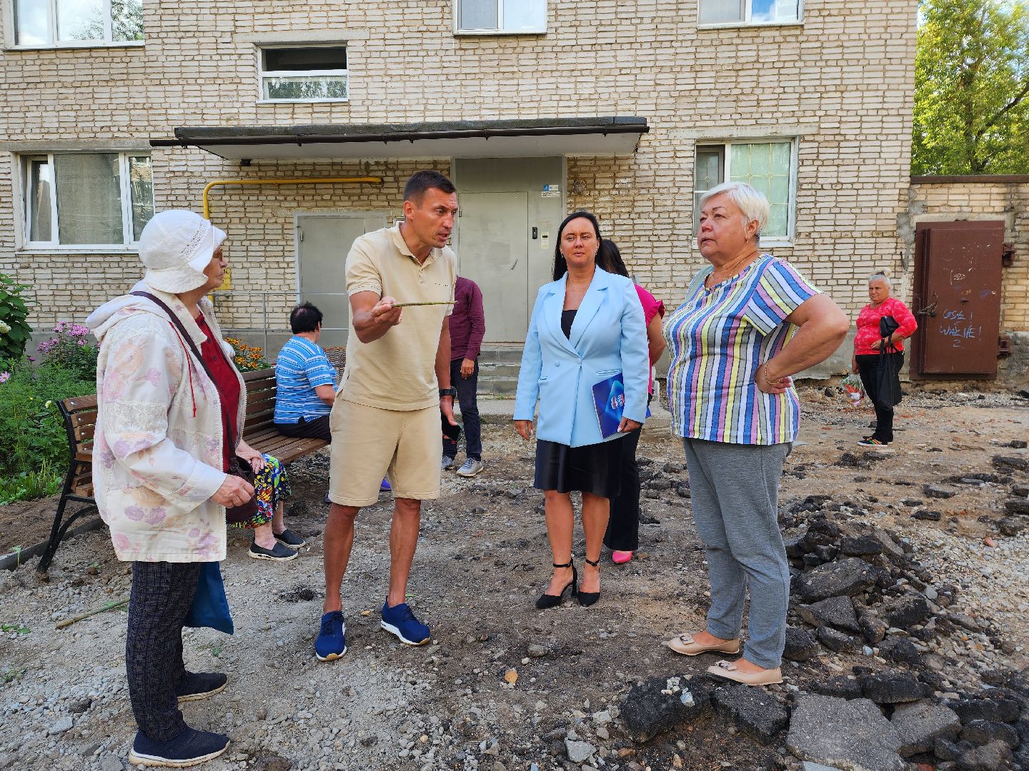 красноармейск, городской округ пушкинский, благоустройство дворов, комплексное благоустройство,