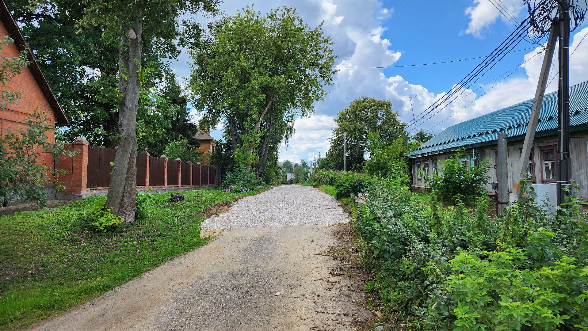 кашира, ремонт дорог, новая дорога, переулок осин, асфальтирование дорог,